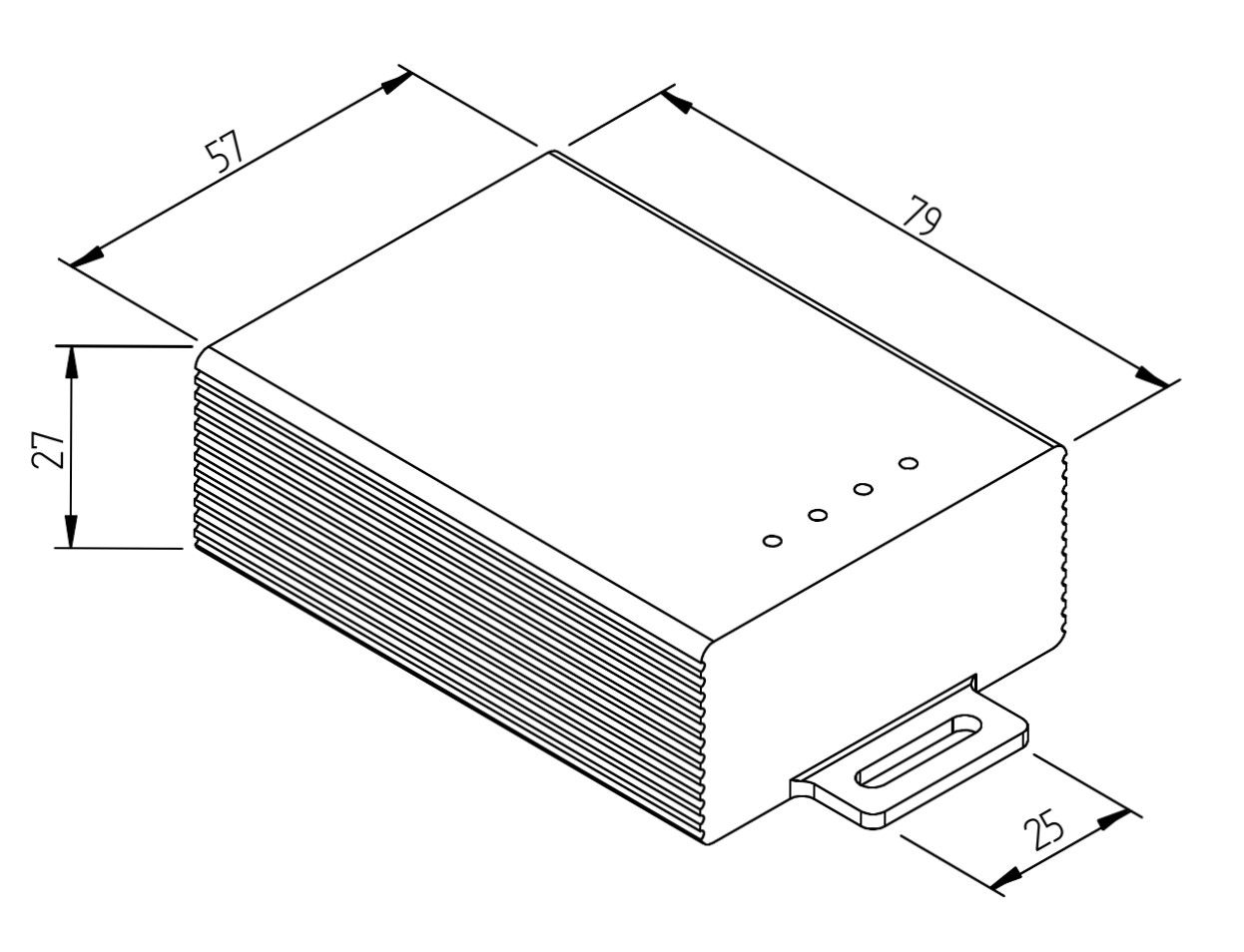 GPRS Gateway Diamentional Drawing