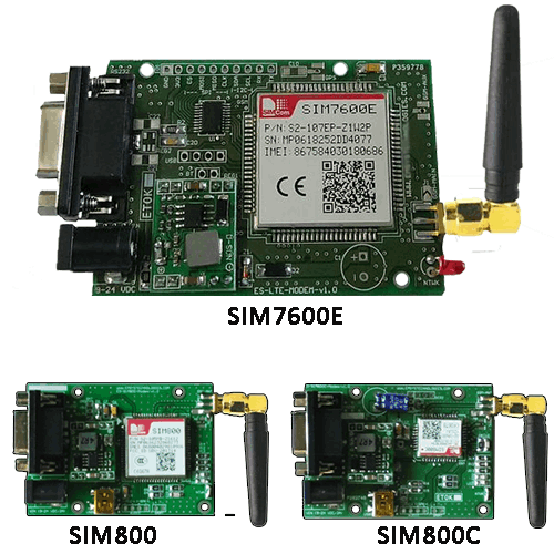 SIM800/SIM800C/SIM7600E GSM GPRS MODEM