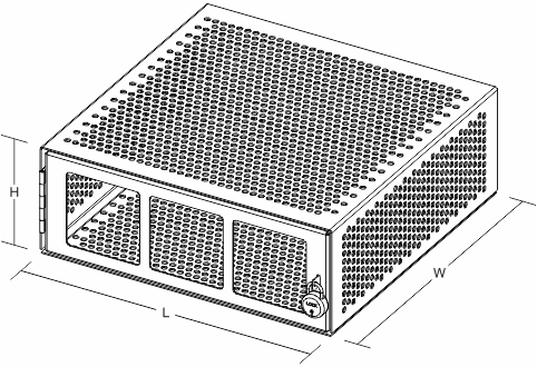Projector Cage - Dimention Drawing